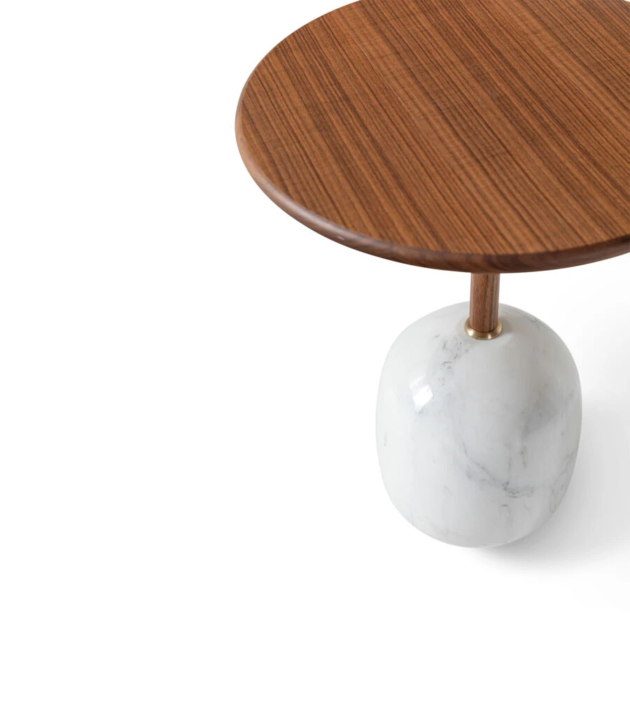 Modern Minimalist Natural Marble Round Coffee Table QMY-CT042 - Small Custom Coffee Table Factory Direct Supply - Image 4