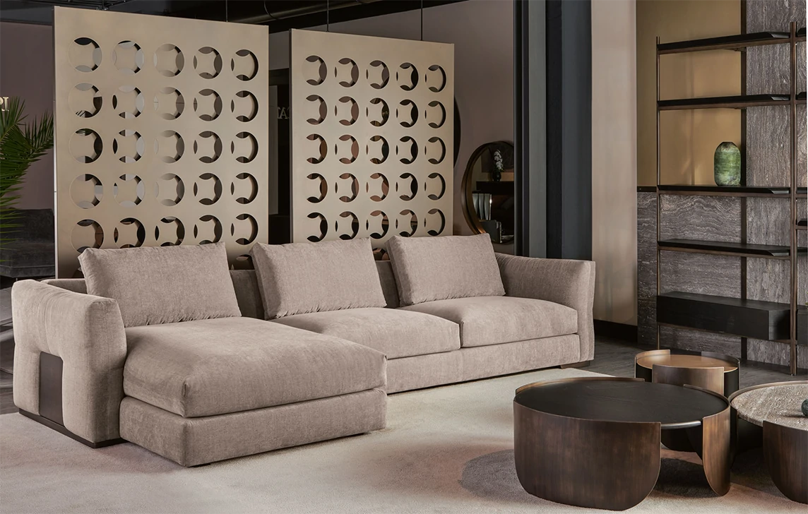 Modern Natural Marble Top Coffee Table QMY-CT043 - Bespoke Round Coffee Table Sets Manufacturer MOQ 1 pc Supply - Image 4
