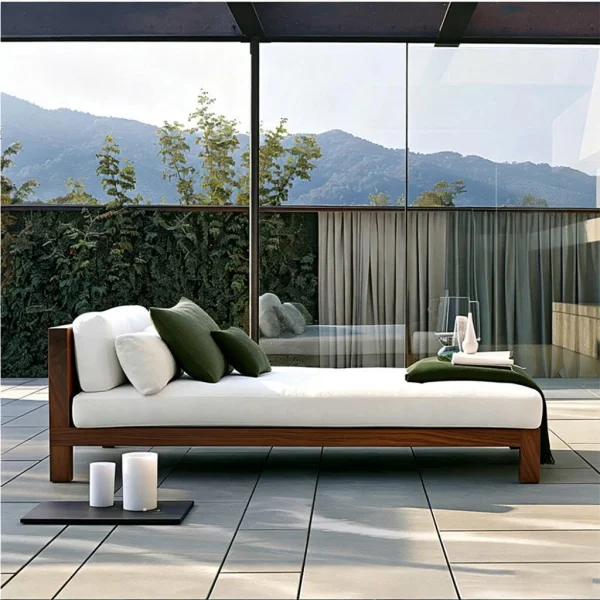 Modern Sofa Set Patio Outdoor Furniture QMY-ODSF003 - Wholesale Outdoor Sofa Set Supplier Low MOQ 1 pcs
