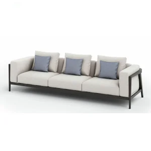 Wholesale Outdoor Furniture Sofa, Modern Teak Frame QMY-ODSF014