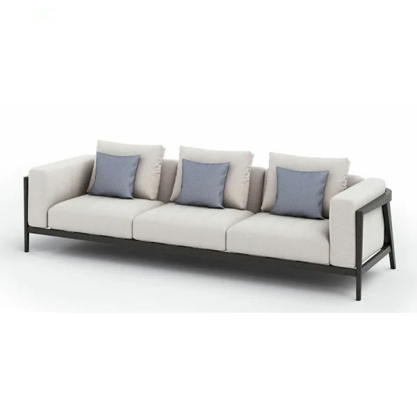 Wholesale Outdoor Furniture Sofa, Modern Teak Frame QMY-ODSF014