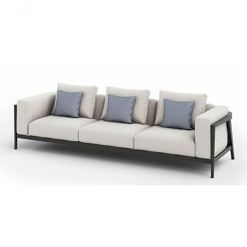 Wholesale Outdoor Furniture Sofa, Modern Teak Frame QMY-ODSF014