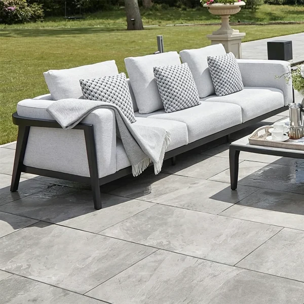 Wholesale Outdoor Furniture Sofa, Modern Teak Frame QMY-ODSF014