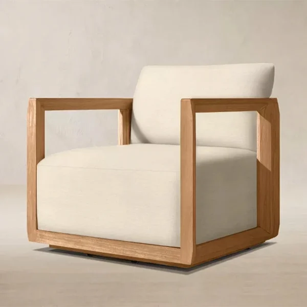 Modern Villa Courtyard Hotel Patio Outdoor Sofa QMY-ODSF001 - Wholesale Outdoor Furniture Sofa Manufacturer