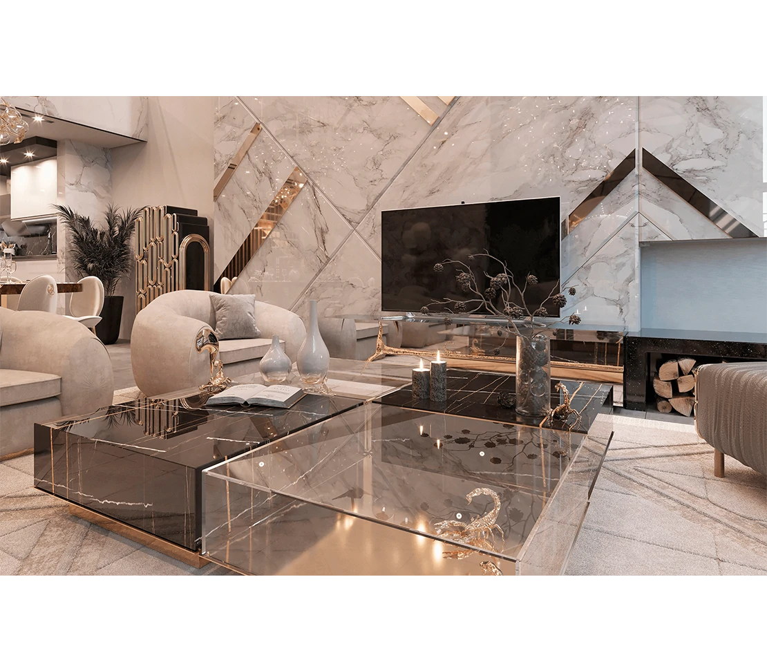 Solid and Economical High-Strength Anticorrosive Coffee Table QMY-CT048 - Custom Made Coffee Tables Supplier 1-MOQ Order - 图片 3
