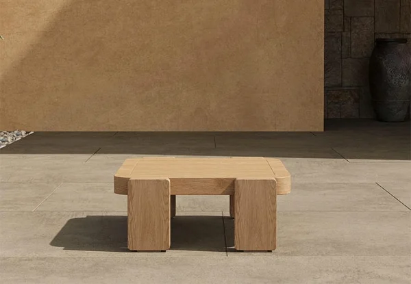 Teak Designer Outdoor Coffee Table Side Table QMY-ODCT001 - Custom Outdoor Table For Coffee Usage/Coffee Shops
