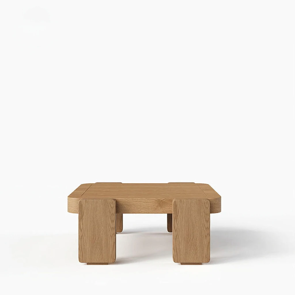 Teak Designer Outdoor Coffee Table Side Table QMY-ODCT001 - Custom Outdoor Table For Coffee Usage/Coffee Shops - Image 2