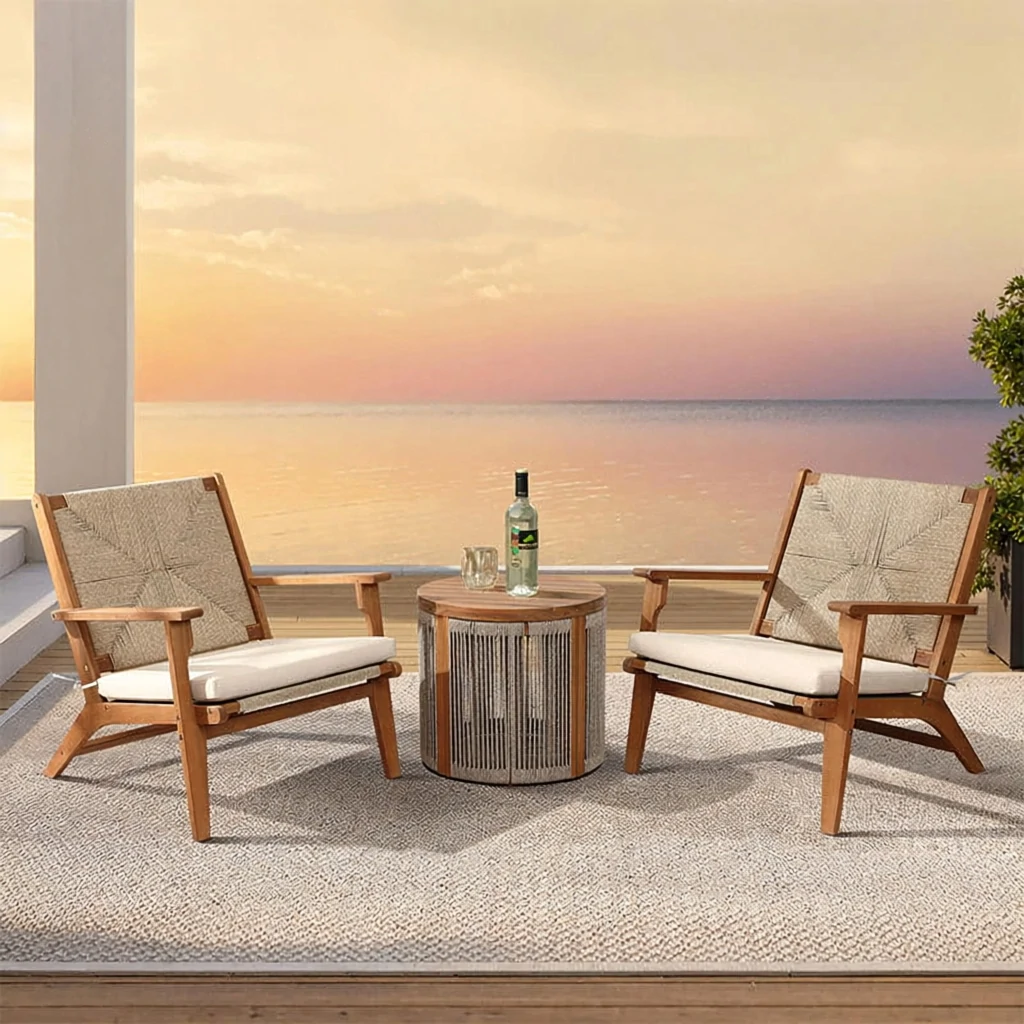 outdoor rope armchair