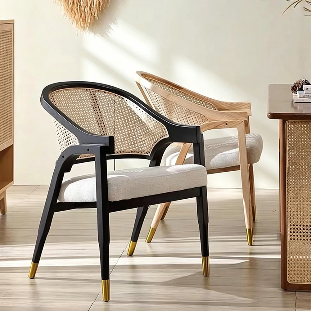 Custom Rattan Outdoor Armchair, Outdoor Teak Wooden Chair QMY-ODLC010 - Image 2