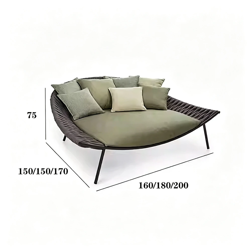 Custom Configurable Outdoor Lounges For Hotel, Patio, Balcony, and Courtyard QMY-ODSL021 - Image 6