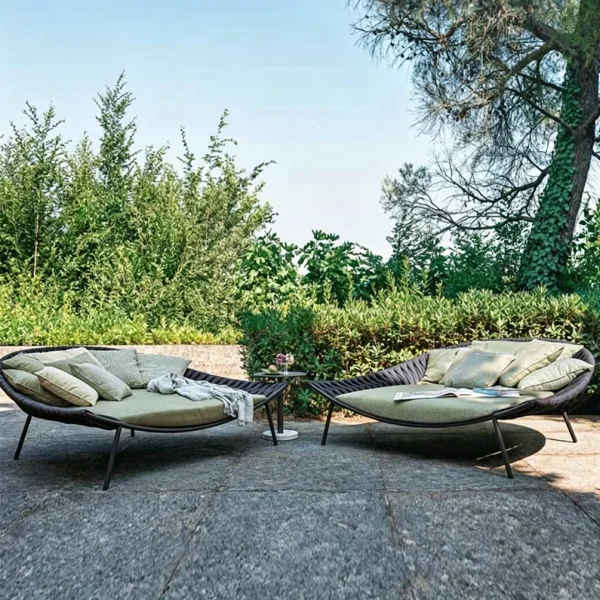 Custom Configurable Outdoor Lounges For Hotel, Patio, Balcony, and Courtyard QMY-ODSL021