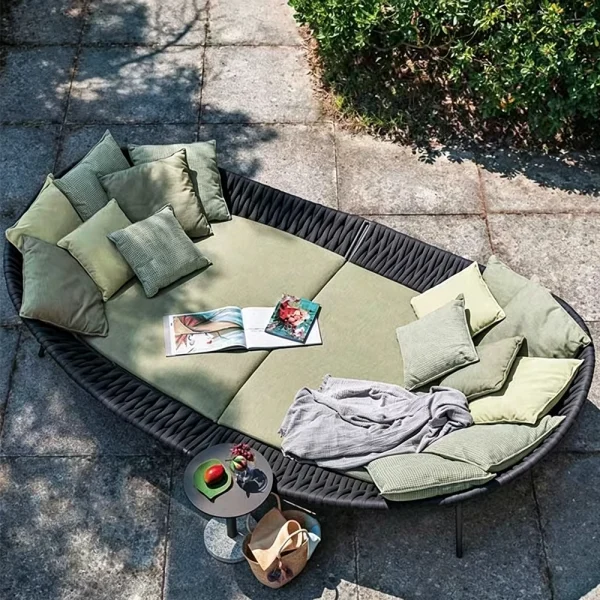 Custom Configurable Outdoor Lounges For Hotel, Patio, Balcony, and Courtyard QMY-ODSL021