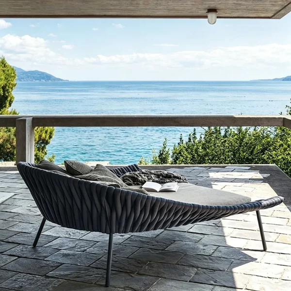 Custom Configurable Outdoor Lounges For Hotel, Patio, Balcony, and Courtyard QMY-ODSL021
