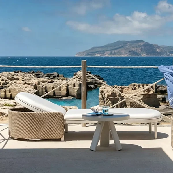 Wholesale Outdoor Chaise Lounge, Luxury Modern Outdoor Sun Lounger QMY-ODSL019