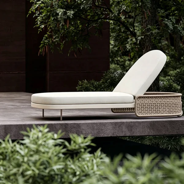Wholesale Outdoor Chaise Lounge, Luxury Modern Outdoor Sun Lounger QMY-ODSL019