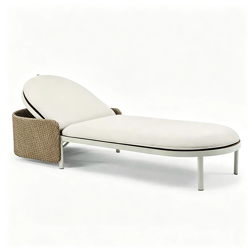 Wholesale Outdoor Chaise Lounge, Luxury Modern Outdoor Sun Lounger QMY-ODSL019