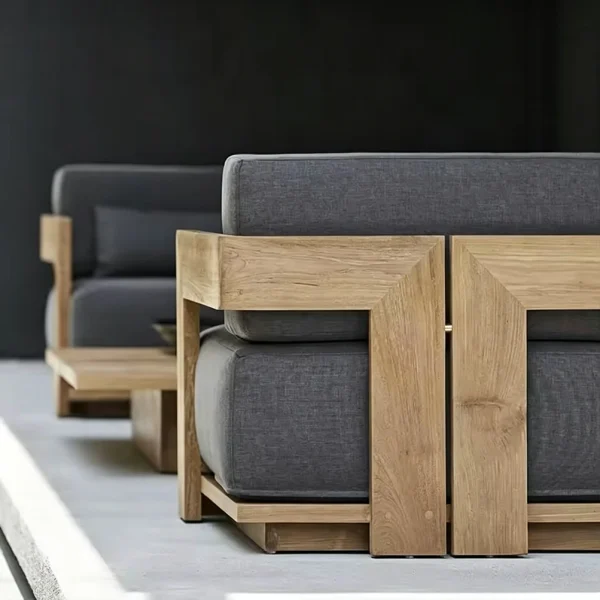 Wholesale Outdoor Sofa Furniture, Low Profile Modern Sofa Set QMY-ODSF023