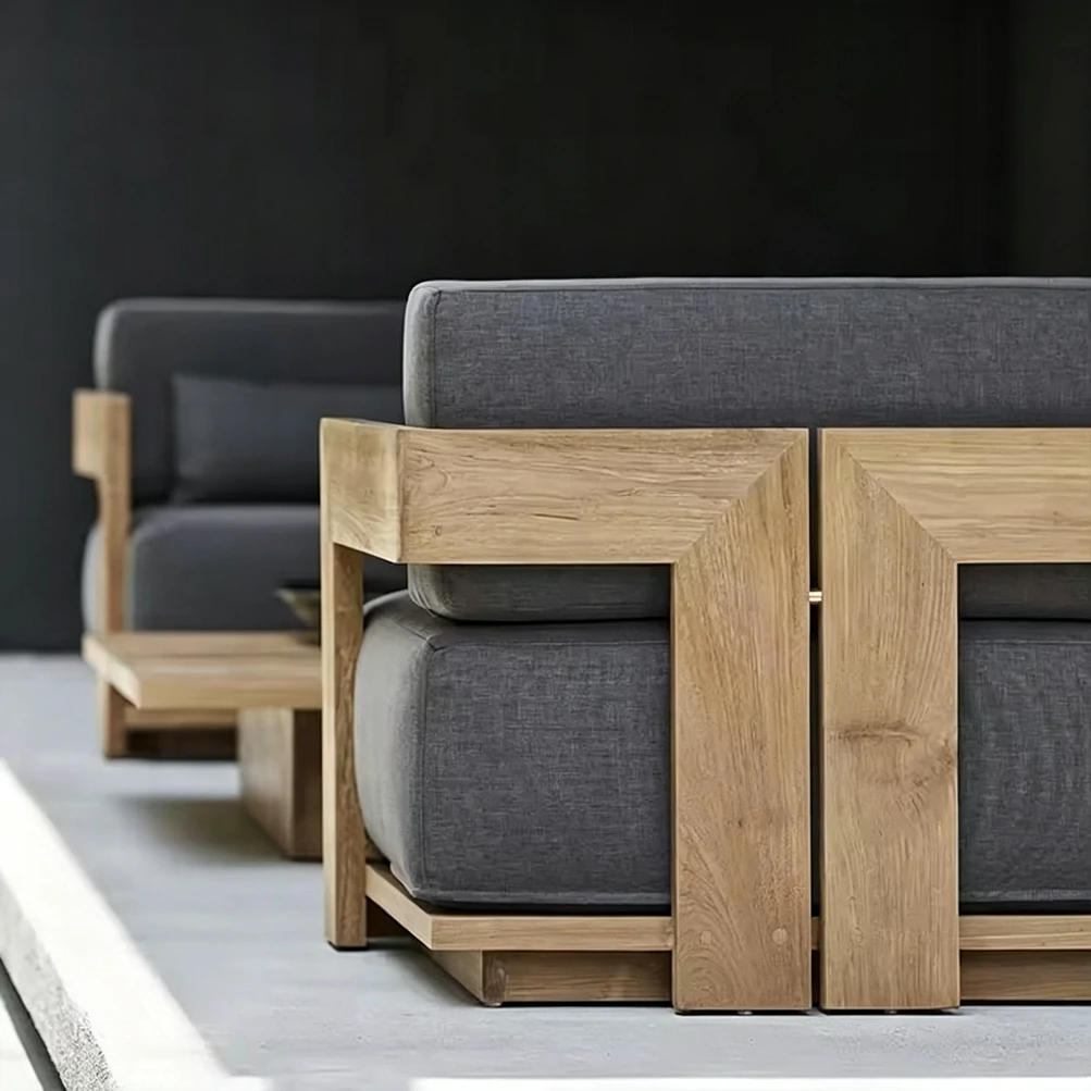 Wholesale Outdoor Sofa Furniture, Low Profile Modern Sofa Set QMY-ODSF023 - Image 5