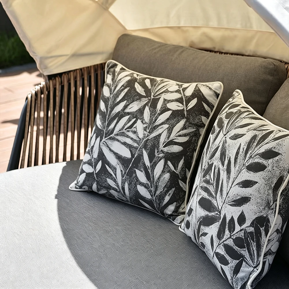 Wholesale Lounge Outdoor Furniture, Luxury Patio Furniture UV-Resistant PE Wicker Round Outdoor Sun Lounger QMY-ODSL022 - Image 5