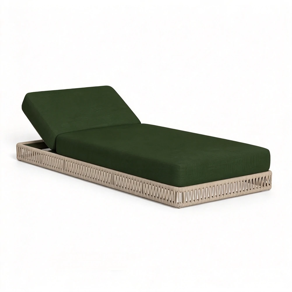 Custom Sun Lounger, Extra-Wide Design, Rattan Bases QMY-ODSL026 - Image 5