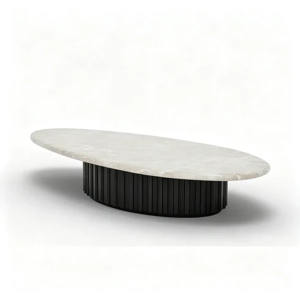Custom Modern Oval Coffee Table For Luxury Patio QMY-ODCT006