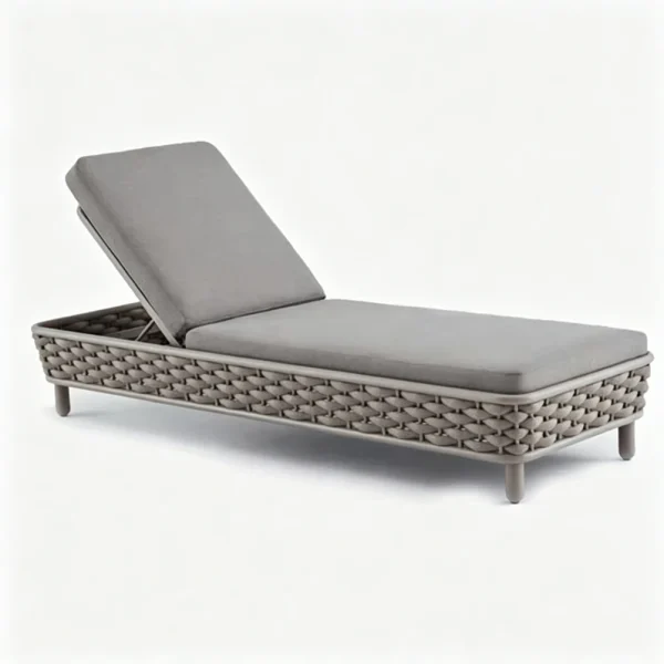 Custom Outdoor Chair Lounge with Aluminum Frame, Factory Direct QMY-ODSL018