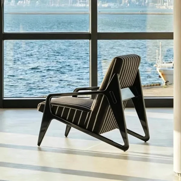 Custom Outdoor Lounger Chair, A-Line Legs QMY-ODLC008