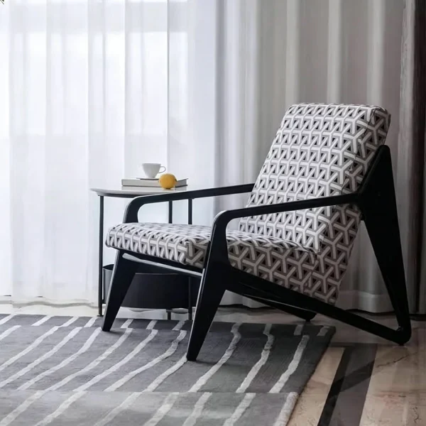 Custom Outdoor Lounger Chair, A-Line Legs QMY-ODLC008