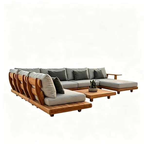 Wholesale Outdoor Modular Sofa, Rain-Resistant Design QMY-ODSF016