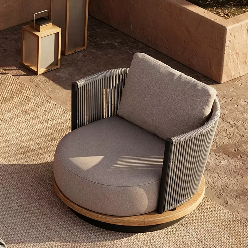 Wholesale Patio Sofa Set, Nordic Modern Luxury Design QMY-ODSF025 - Image 4